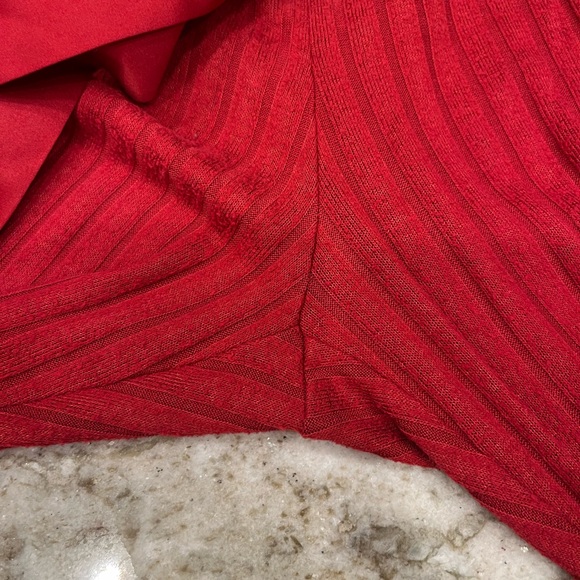 Abercrombie & Fitch Women Sweatpants Medium Red Viscose B Drawstring Jogger - Picture 5 of 8